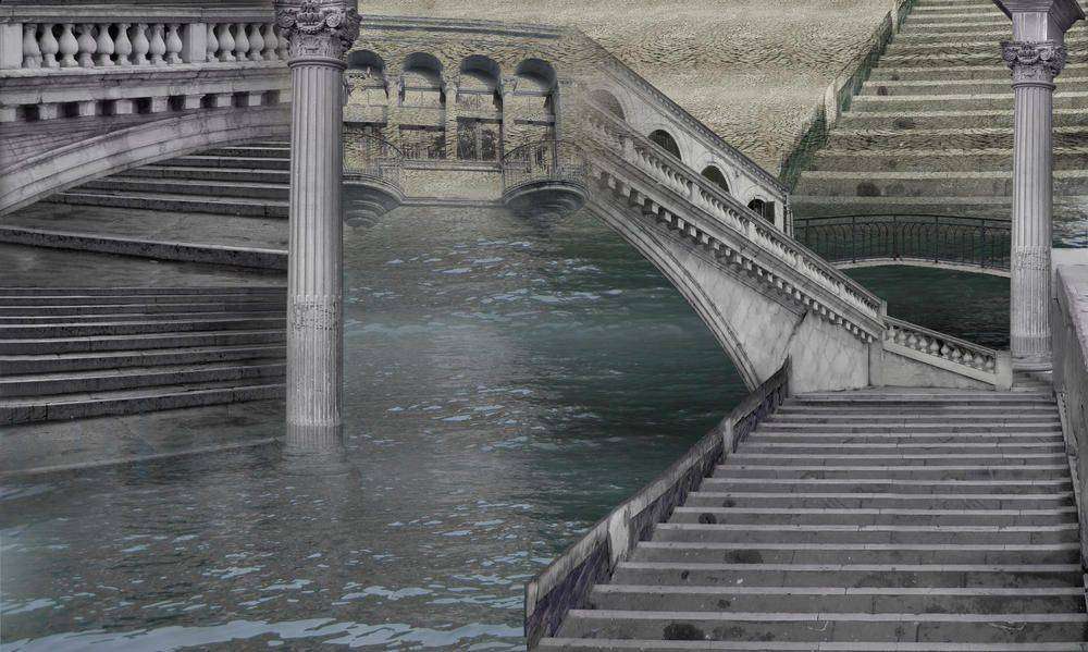

Фотообои Walldeco лестницы в воде №1042 Деко