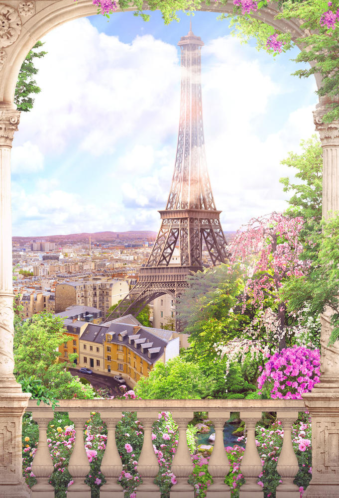

Фотообои Walldeco Возле Эйфелевой башни №30277 Деко