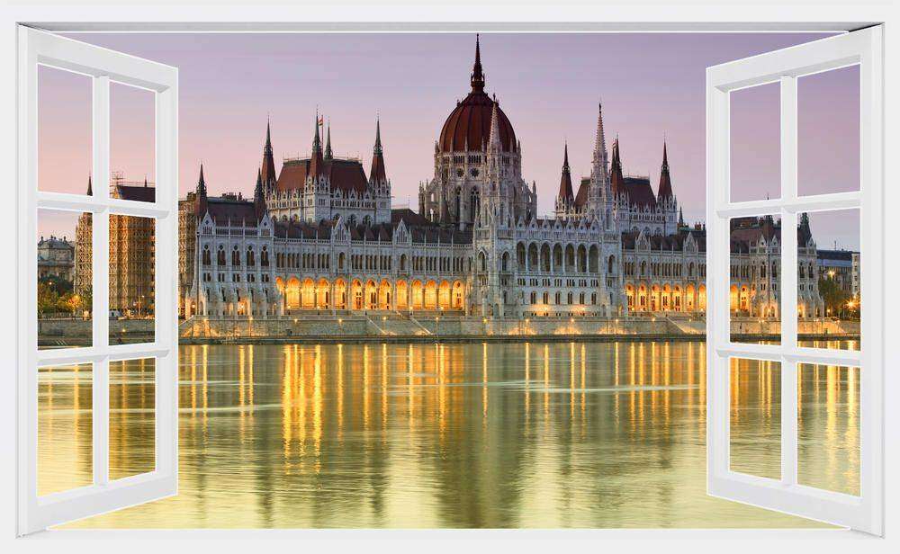 

Фотообои Walldeco Вид на Здание Венгерского парламента №w_6057_4007 Жаккард