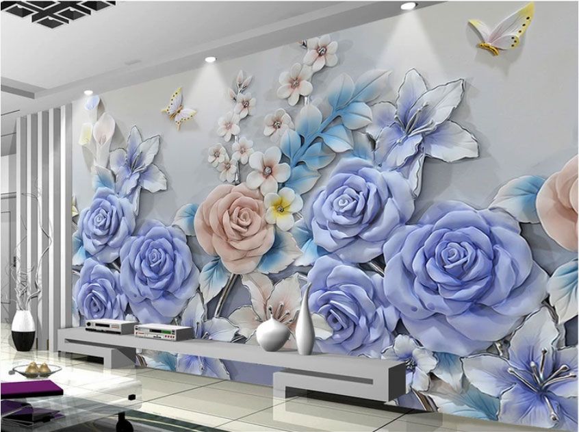 

Фотообои Walldeco 3d цветы: розы, лилии, каллы №dec-2135 Фреска