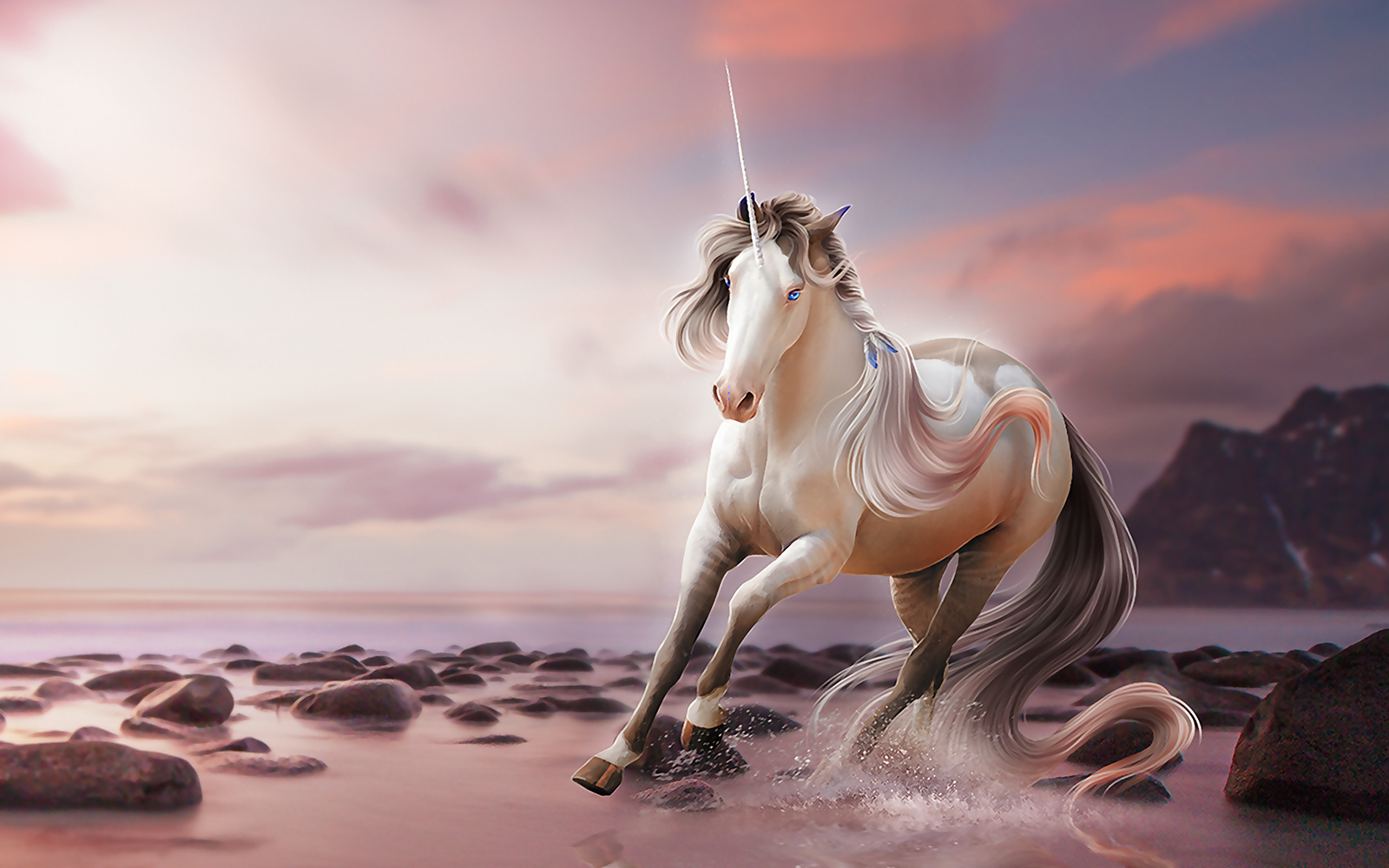 

Фотообои Walldeco Бегущий единорог №35571 Волокно