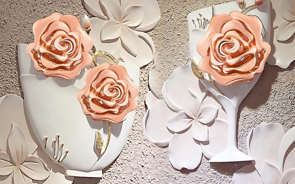 

Фотообои Walldeco Посуда с цветами №34329 Бриз