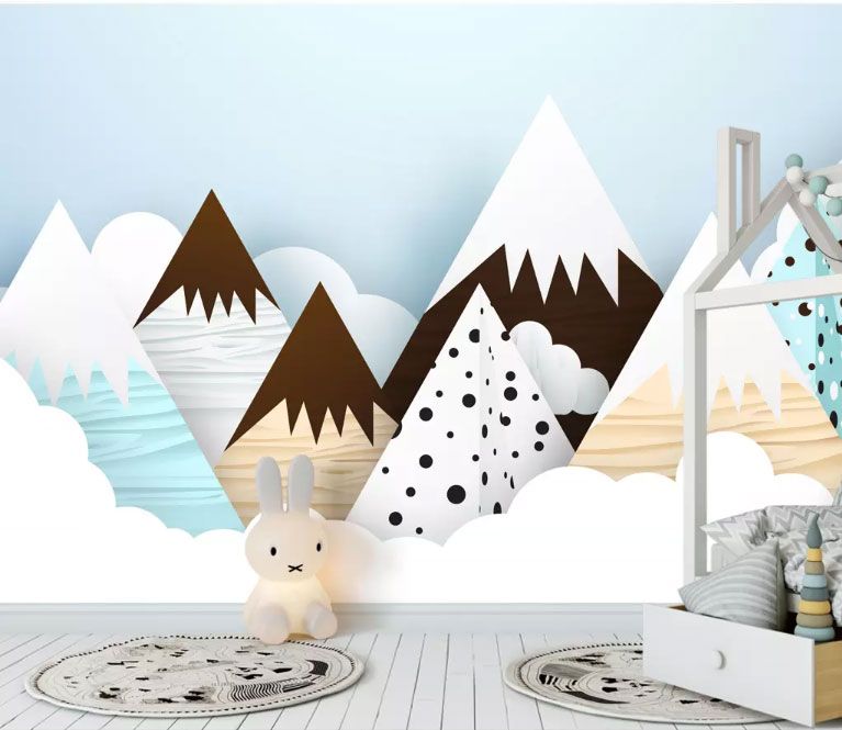 

Фотообои Walldeco Игрушечные горы №dec-1400 Мелкий песок с блестками