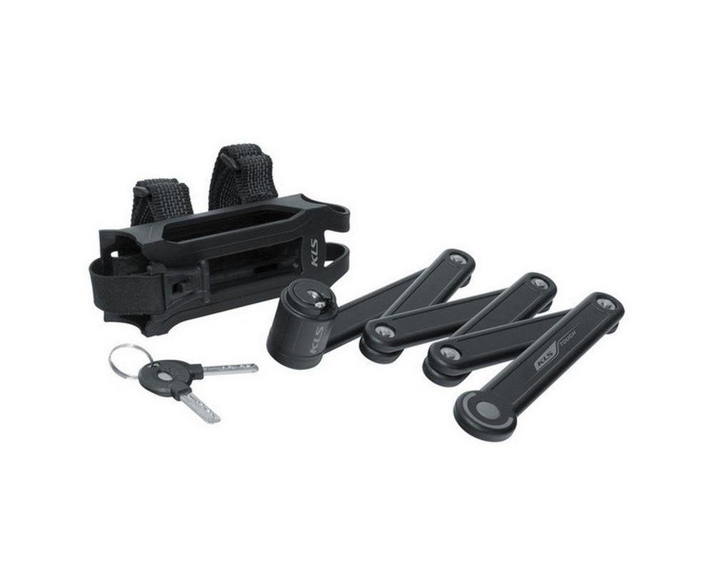 

Замок KLS Tough 30 фолдинговый Чёрный велосипедный