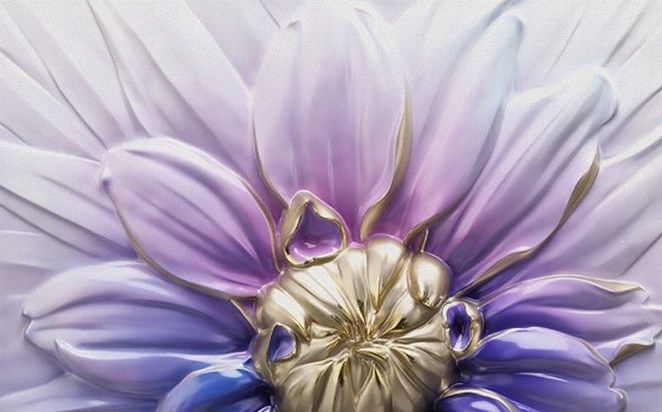 

Фотообои Walldeco Барельеф: сиреневый подсолнух №dec_3064 Фреска