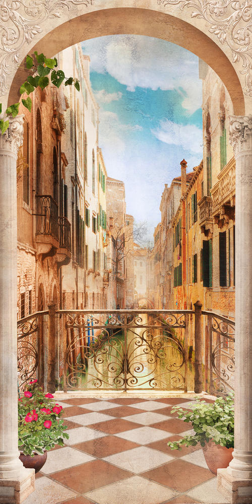 

Фотообои Walldeco Улочка в Венеции №30168 Фреска