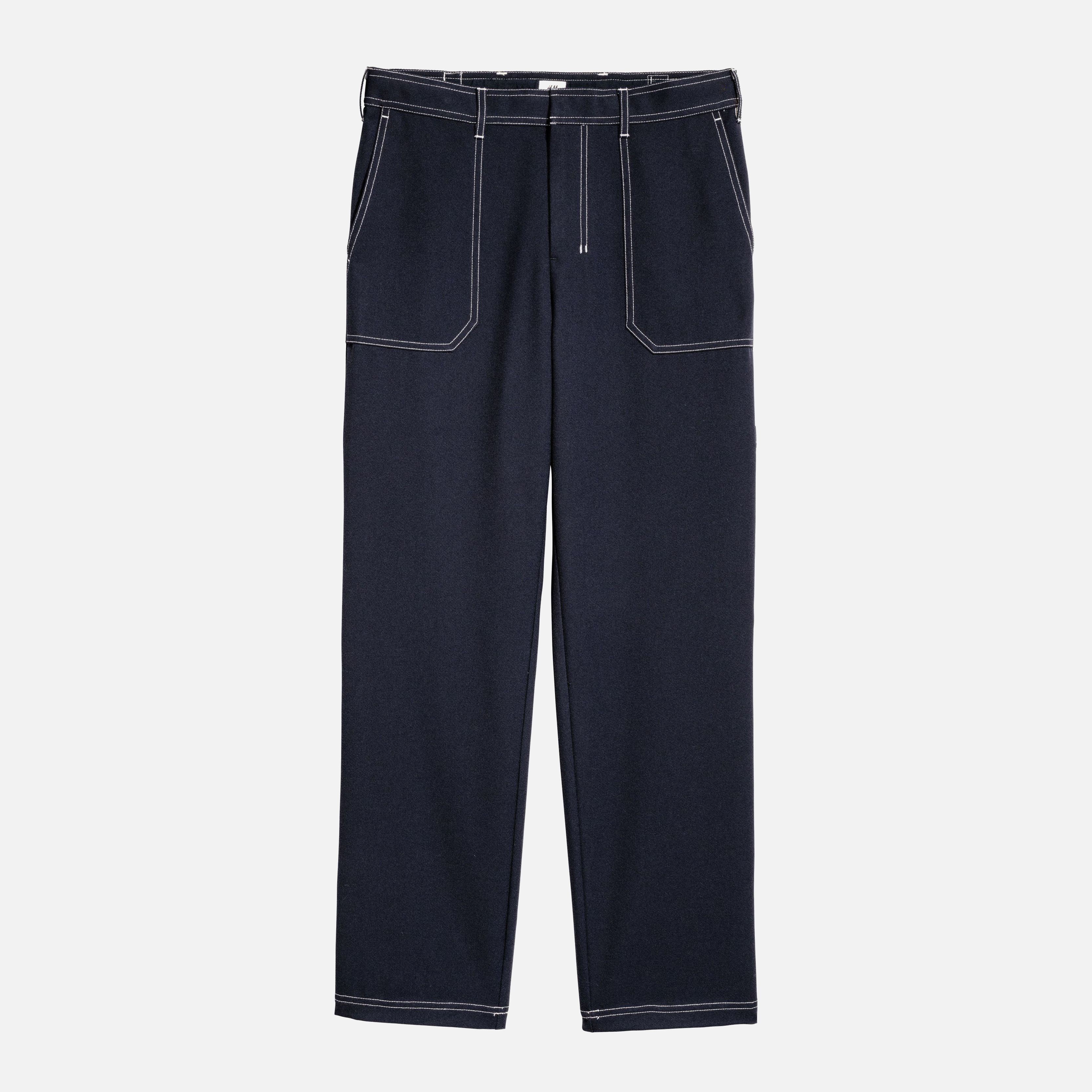 

Джинсы H&M 6183697-ABFX 52 Темно-синие с белым