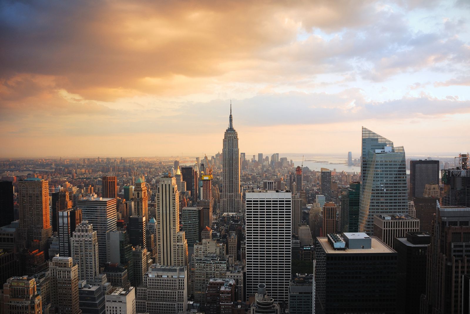 Вид из небоскреба в Нью-Йорке