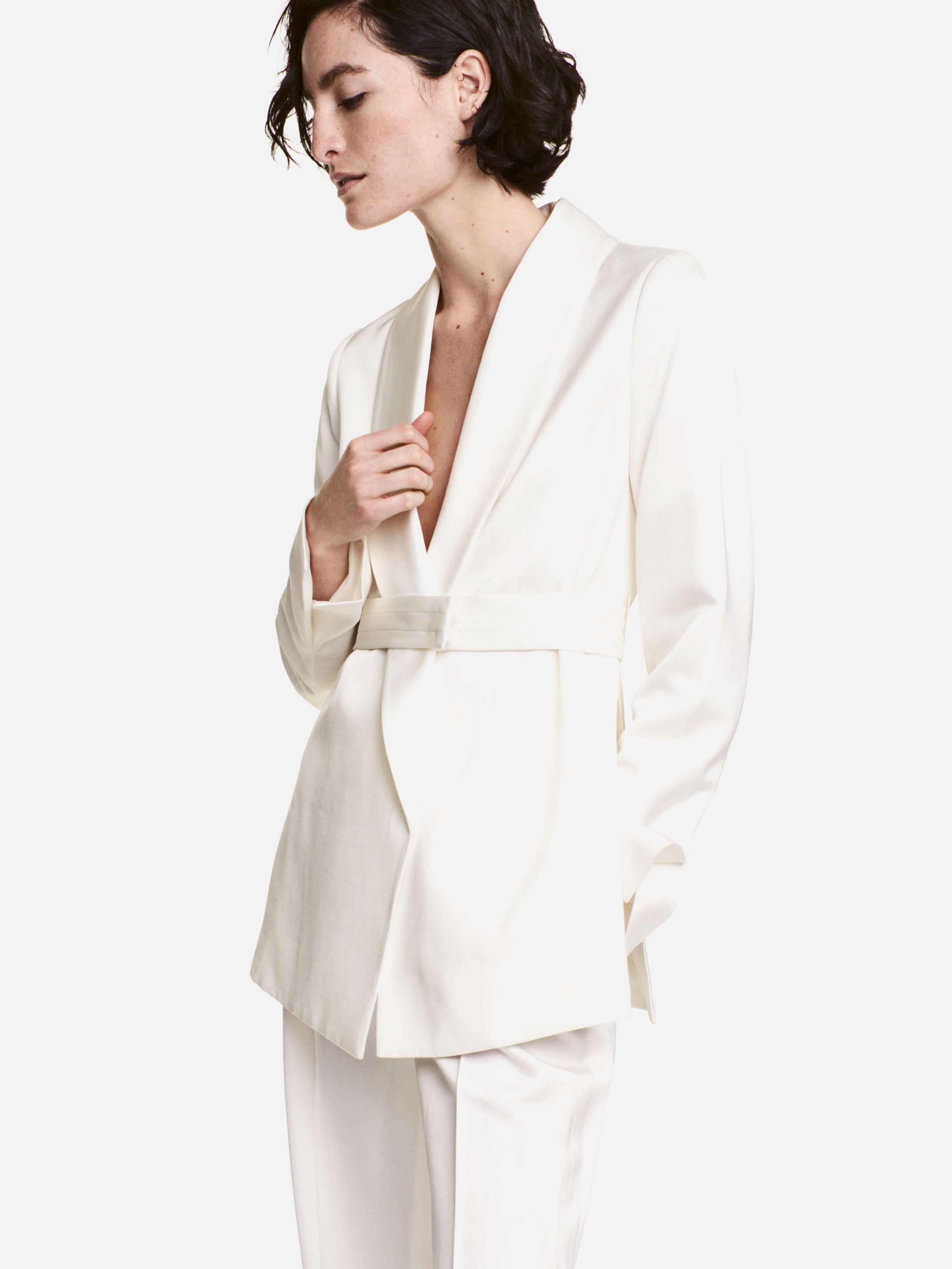 

Пиджак H&M 4772775-ACTS 38 Белый