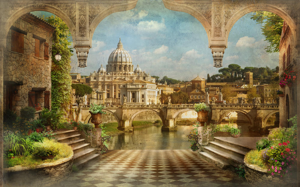 

Фотообои Walldeco Фреска старинный город №30223 Бриз