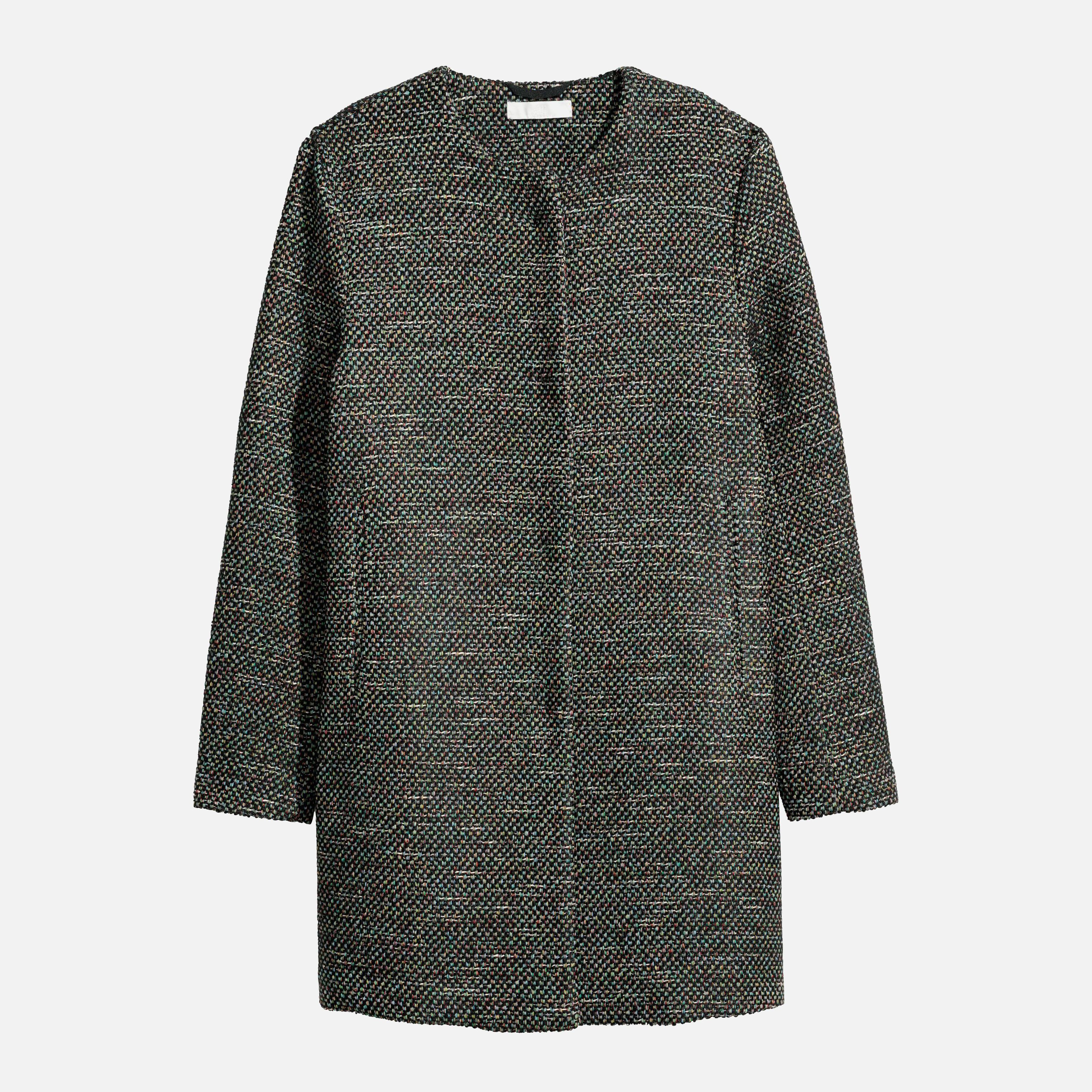 

Пальто H&M 5970487-AAUU 40 Черное с разноцветным