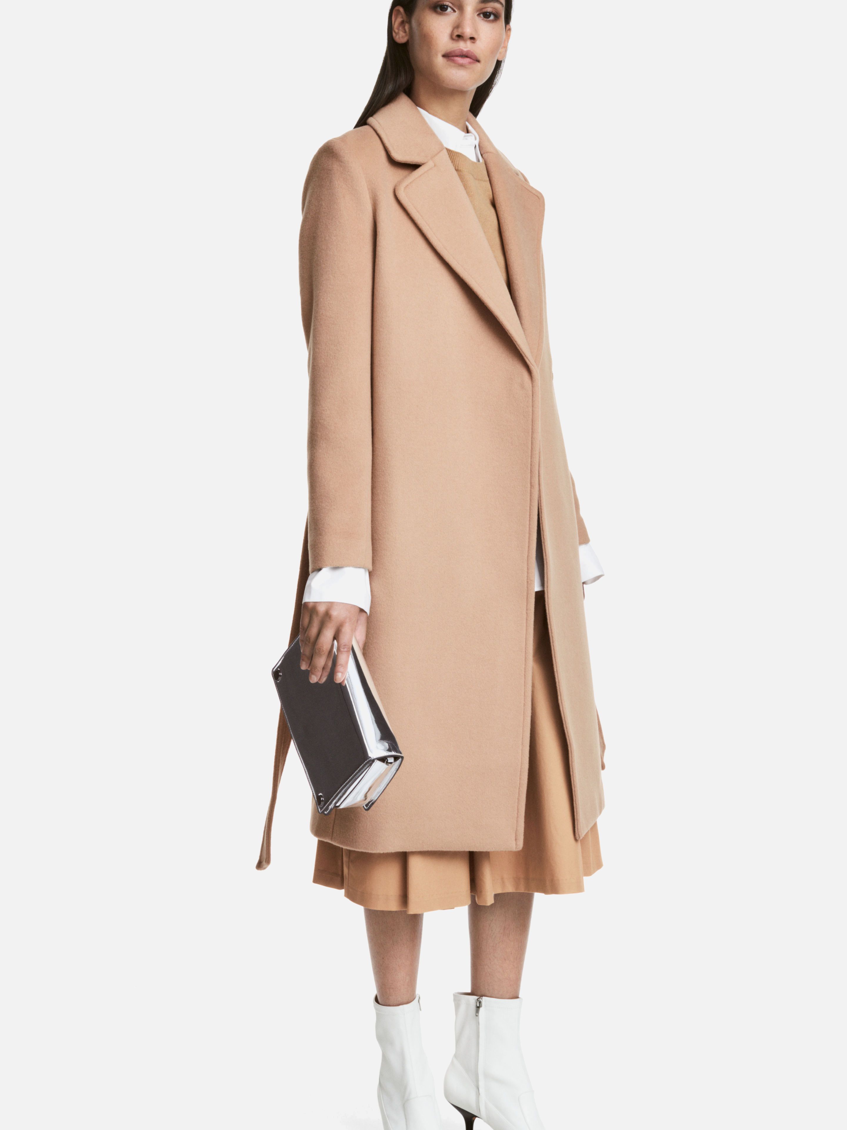 

Пальто H&M 5341816-ACTQ 34 Бежевое