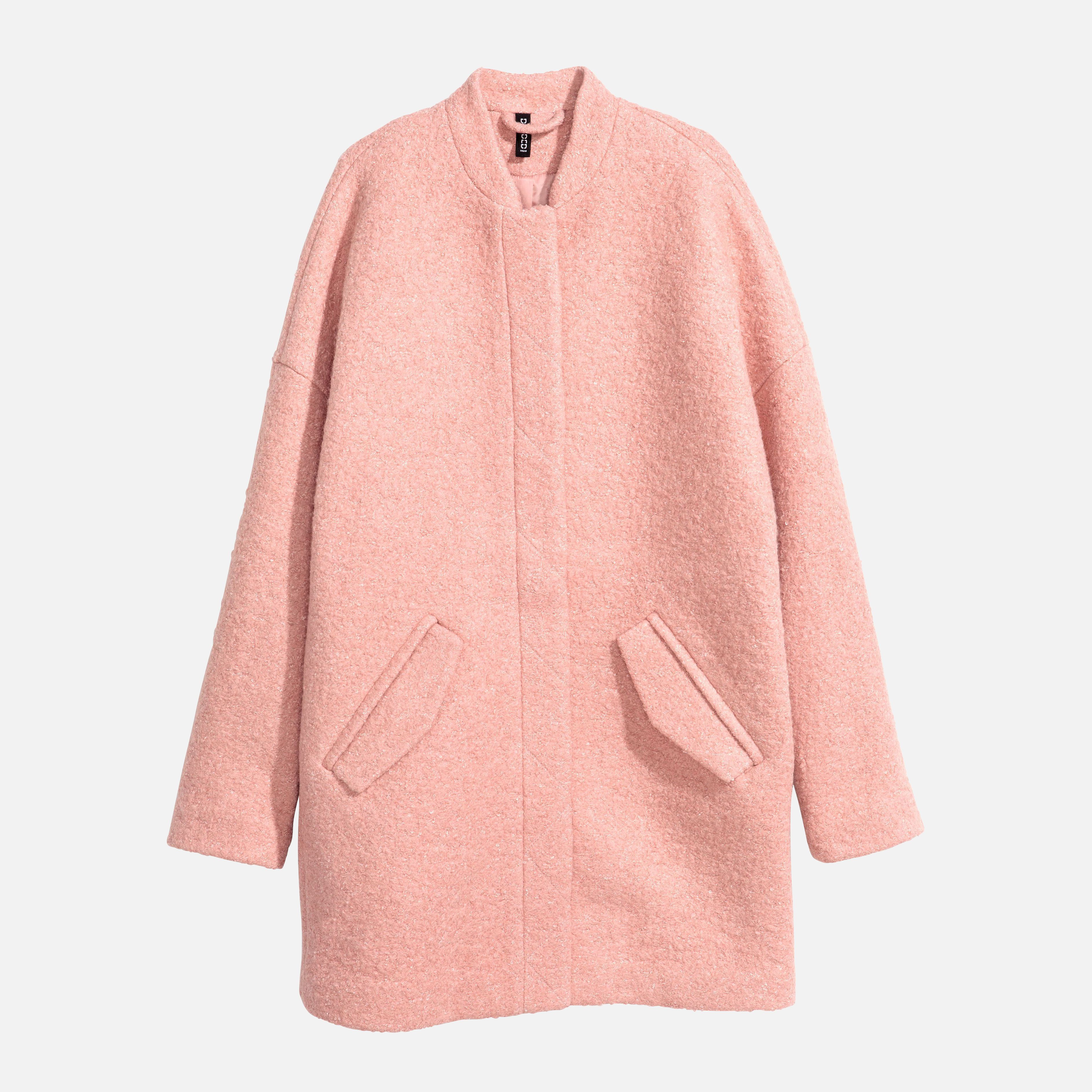 

Пальто H&M 4177736-ACWG 42 Розовое
