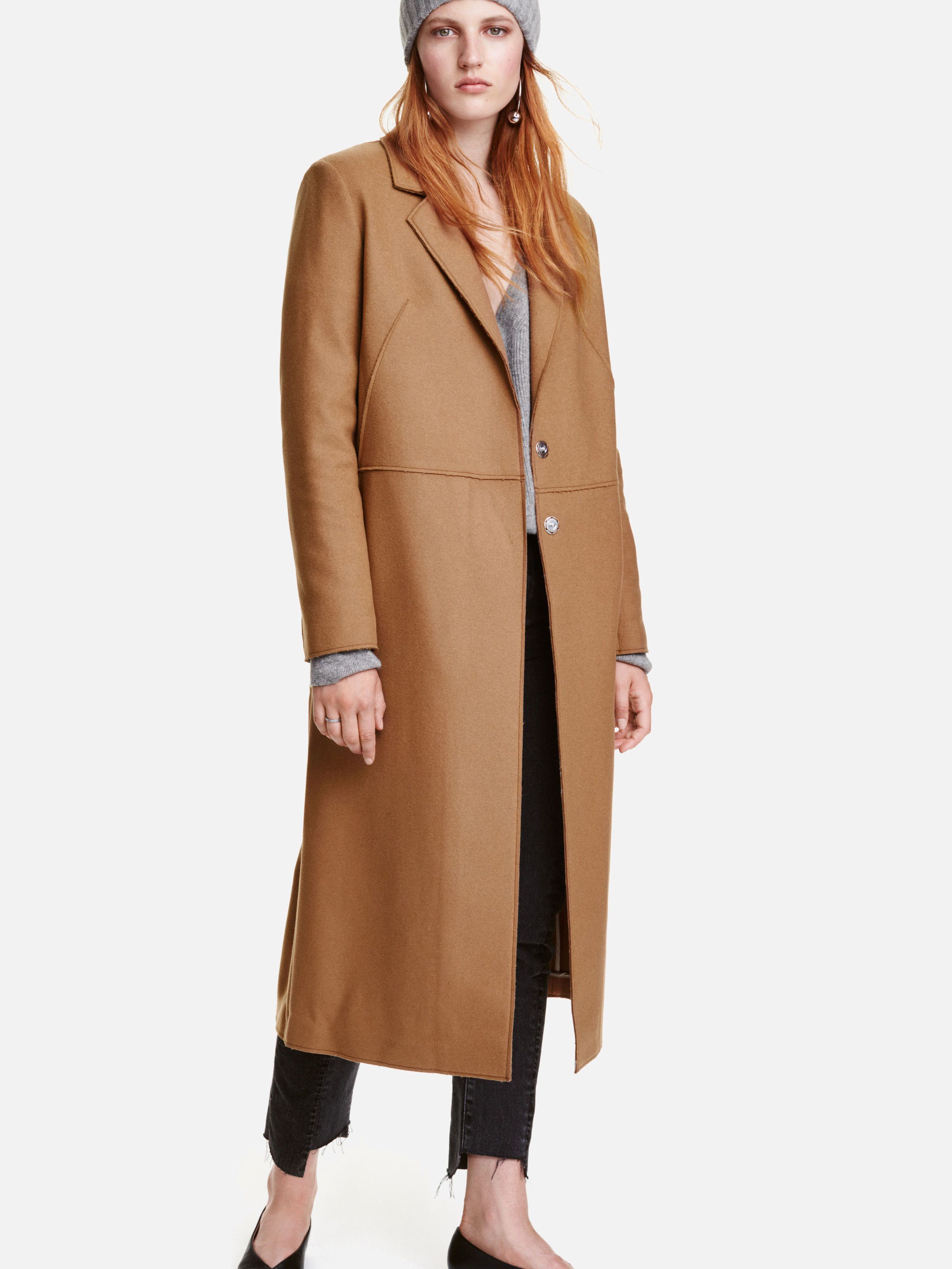 

Пальто H&M 4165174-ACWQ 40 Светло-коричневое