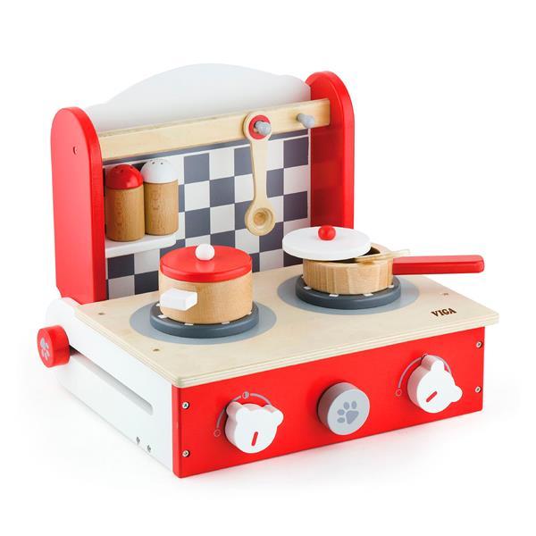 

Детская плита Viga Toys с посудой, складная (KID_50232) 33 x 30 x 11 см