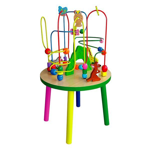 

Деревянный игровой центр Viga Toys Столик с лабиринтом (KID_58971) 40 x 40 x 38 см