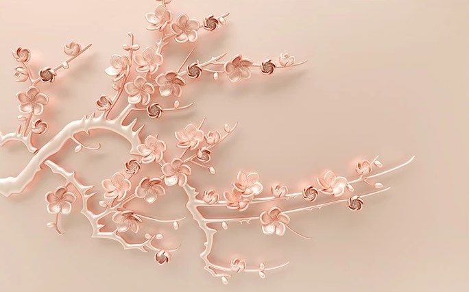 

Фотообои Walldeco Барельеф: золотая ветка №dec_3059 Гладь