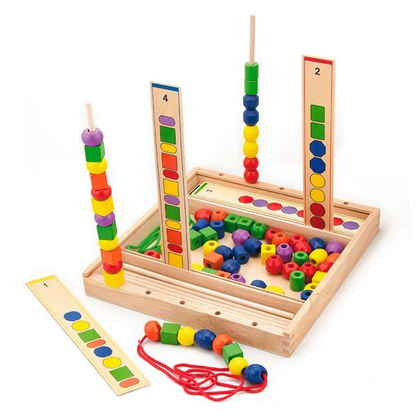 

Обучающий набор Viga Toys Шнуровка логика (KID_56182) 33 x 33 x 4 см