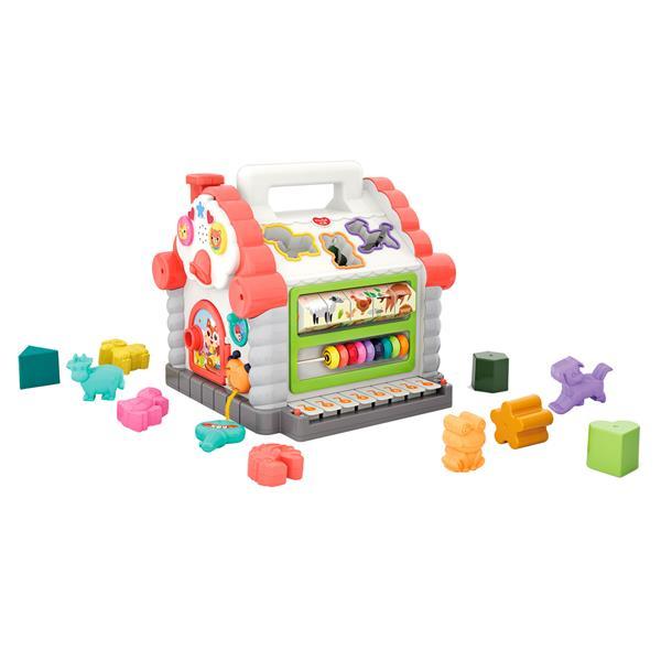 

Музыкальный игровой центр Hola Toys Веселый домик (KID_739) 24 x 24 x 24 см