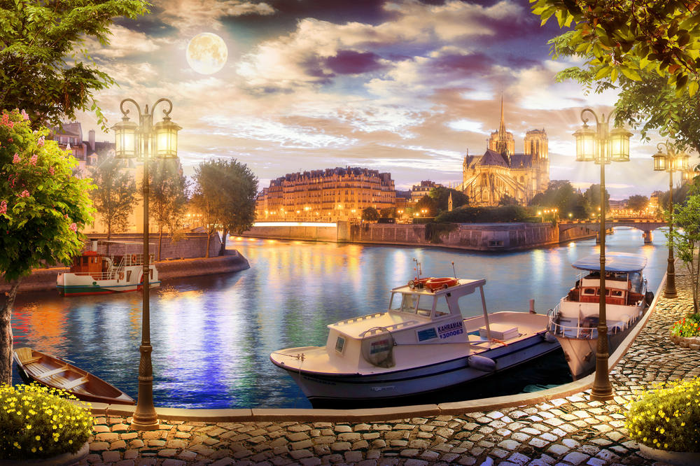 

Фотообои Walldeco Лунный вечер №31739 Фреска