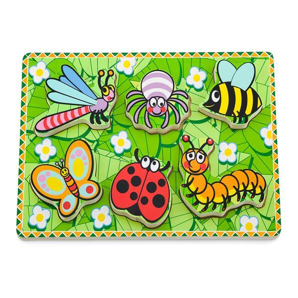 

Деревянная рамка-вкладыш Viga Toys Насекомые (KID_56437) 30 x 2 x 27 см