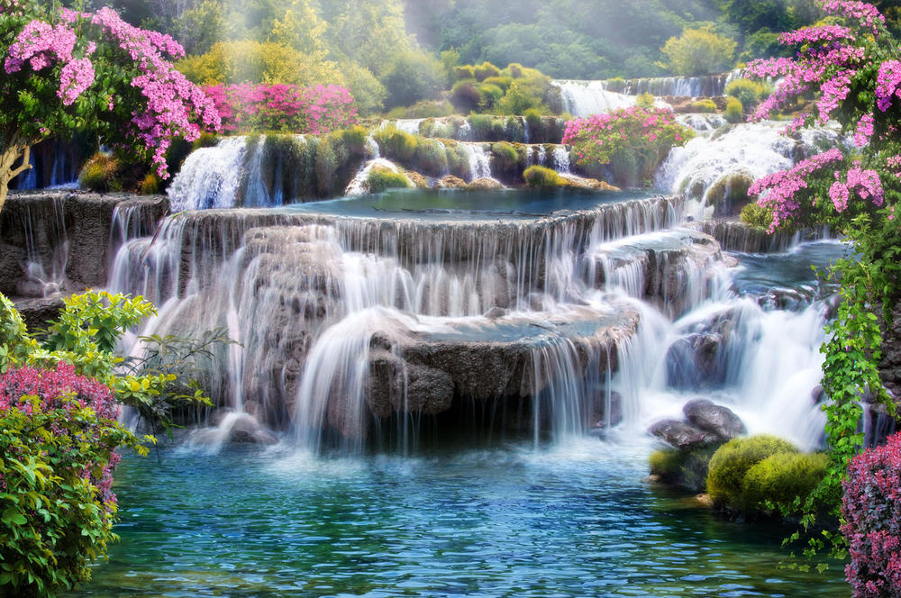 

Фотообои Walldeco Водопады №31039 Волокно