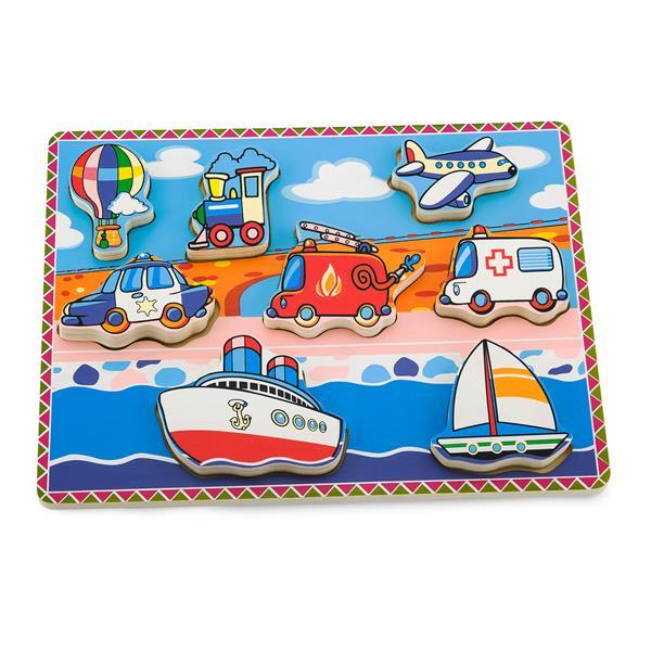 

Деревянная рамка-вкладыш Viga Toys Транспорт (KID_56436) 30 x 2 x 27 см