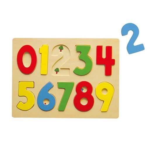 

Деревянный пазл Viga Toys Цифры (KID_58545) 30 x 23 x 1 см