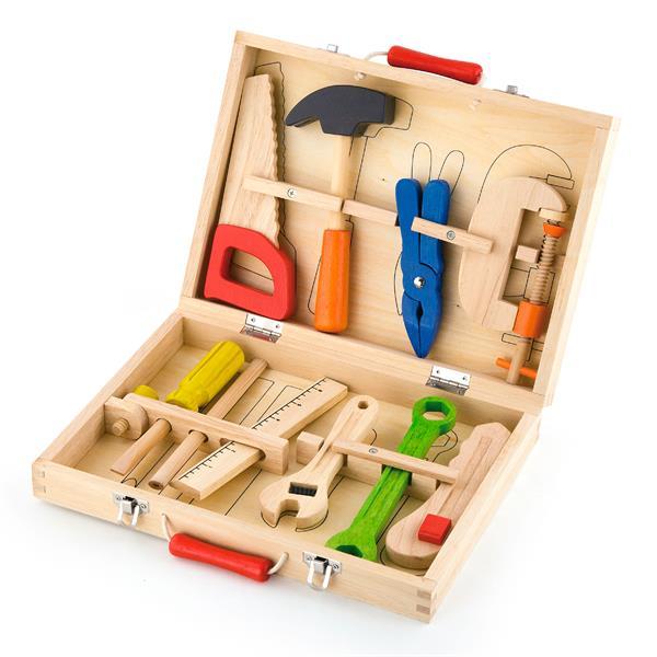 

Деревянный игровой набор Viga Toys Чемоданчик с инструментами, 10 шт. (KID_50387) 29 x 21 x 6 см