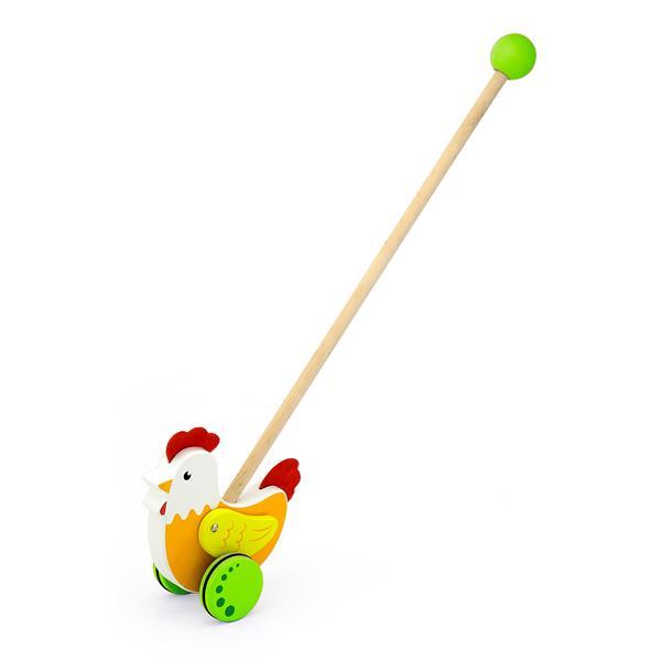 

Деревянная каталка Viga Toys Петушок (KID_50964) 50 x 9 x 18 см