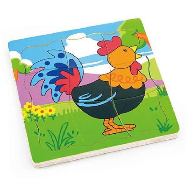 

Деревянный многослойный пазл Viga Toys Петушок (KID_50113) 25 x 24 x 3 см