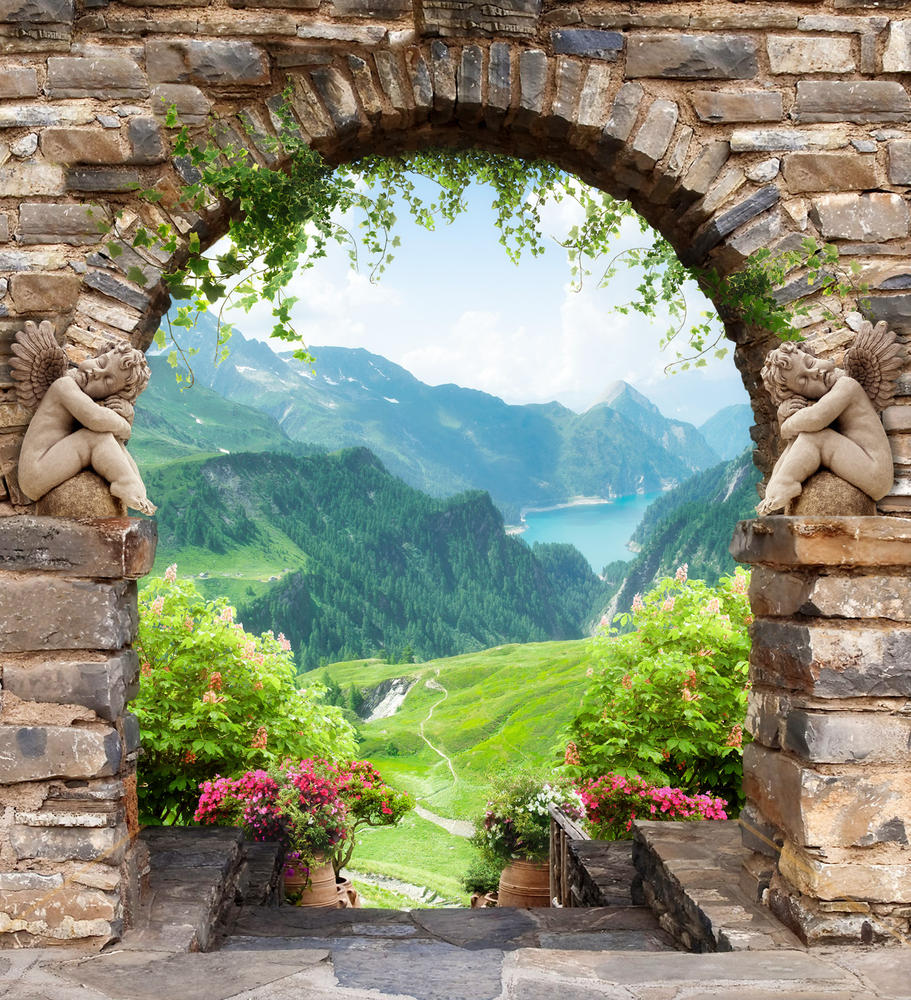 

Фотообои Walldeco Арка и природа №31863 Гладь