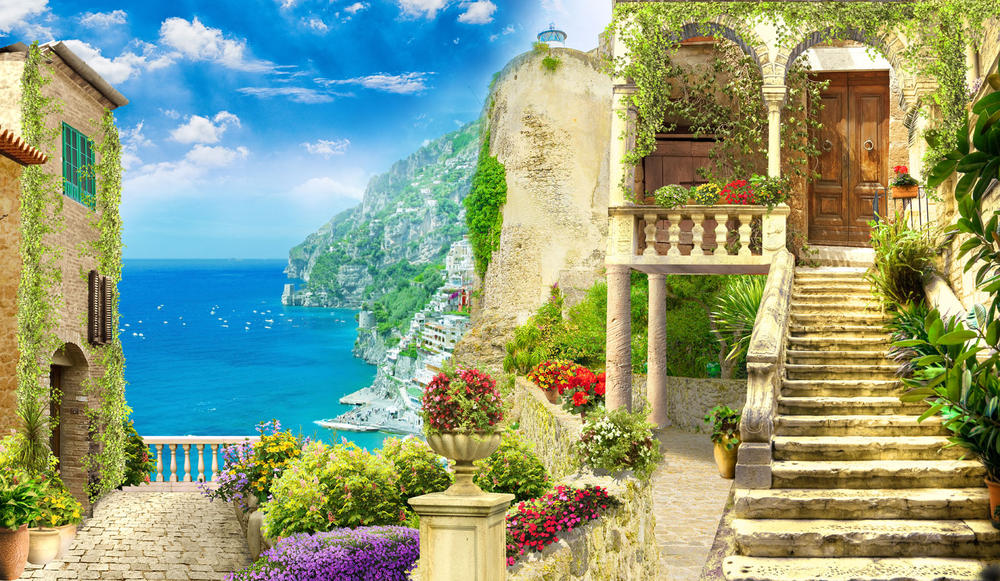 

Фотообои Walldeco Шикарный вид на море №30849 Волокно
