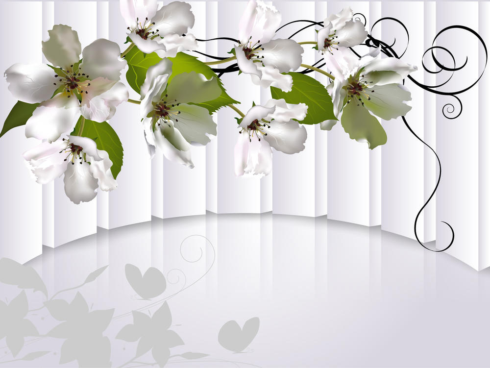 

Фотообои Walldeco Веточка в цветах №30847 Бриз