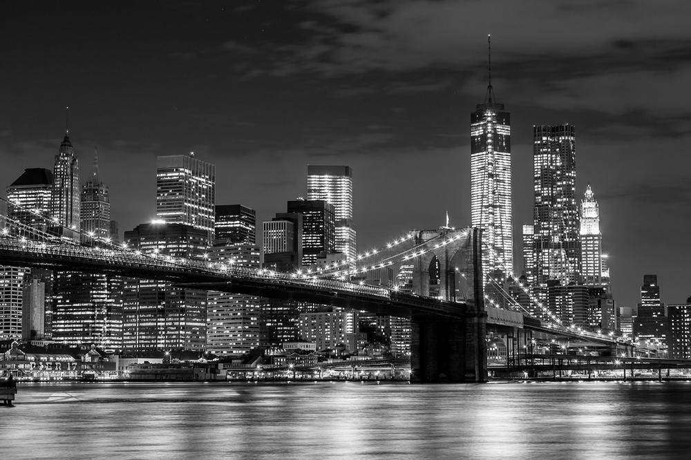 

Фотообои Walldeco Ночной Нью-Йорк №13244 Фреска