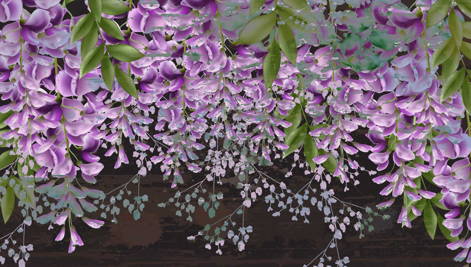 

Фотообои Walldeco Полевые фиолетовые цветы №39536 Деко