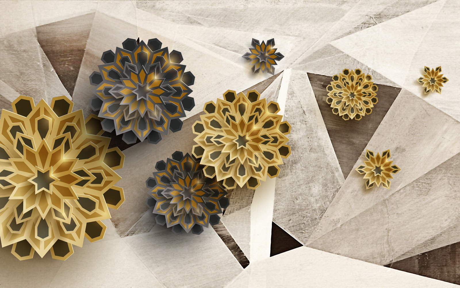 

Фотообои Walldeco 3d фигуры №37634 Мелкий песок с блестками
