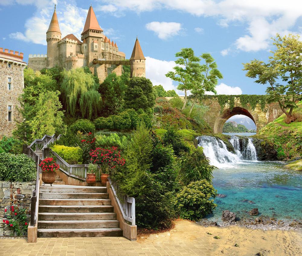 

Фотообои Walldeco Современный замок №33787 Мелкий песок с блестками