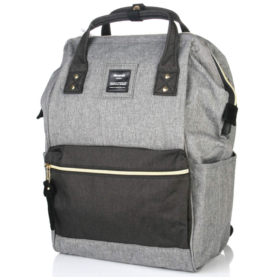 

Рюкзак HIMAWARI 9001 DK GR/BL GREY/BLACK Серый