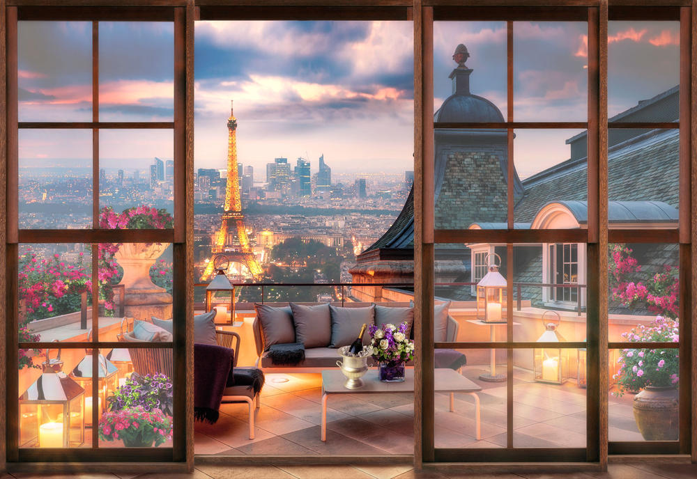 

Фотообои Walldeco Вечерний Париж №31256 Фреска