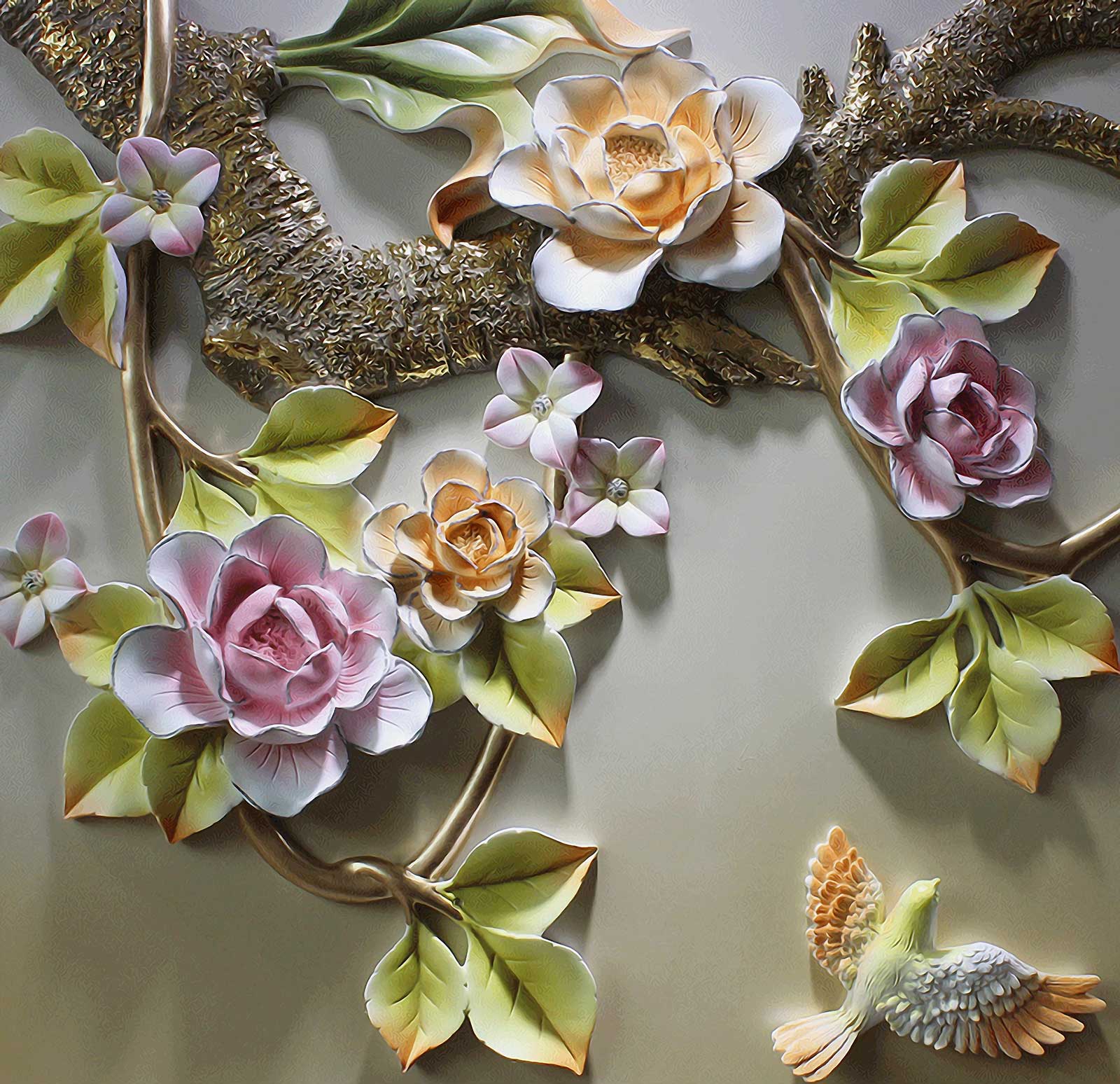 

Фотообои Walldeco Цветочная идиллия №35703 Фреска