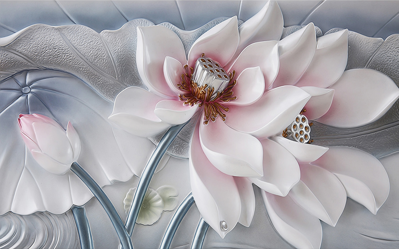 

Фотообои Walldeco Лунный цветок №35752 Фреска