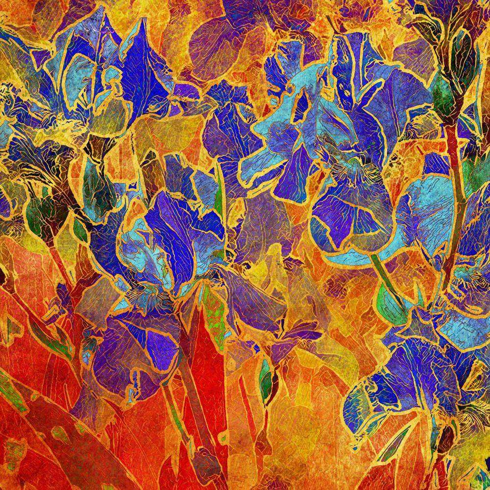

Фотообои Walldeco Ирис №2140 Гладь