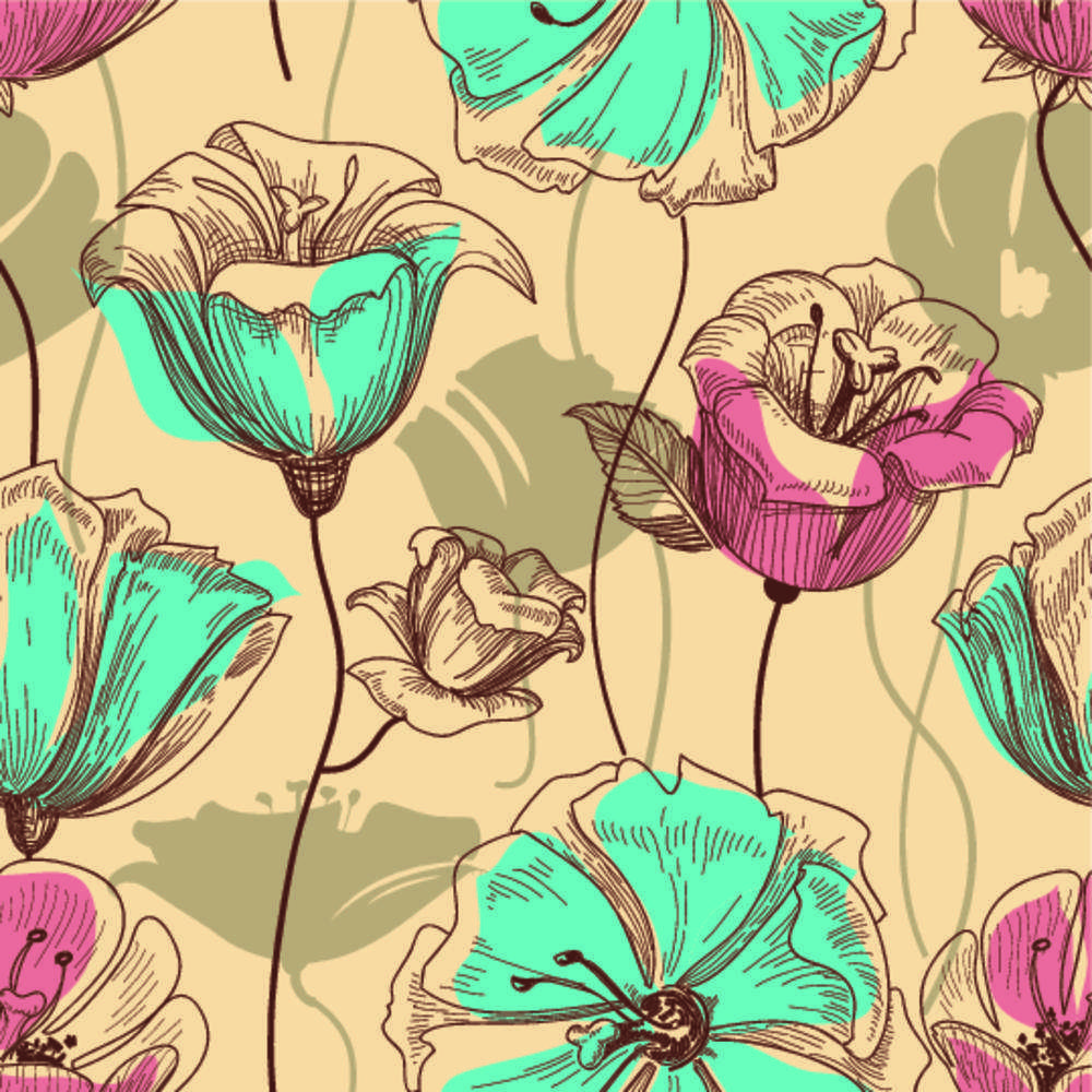 

Фотообои Walldeco яркие цветы №11086 Бриз