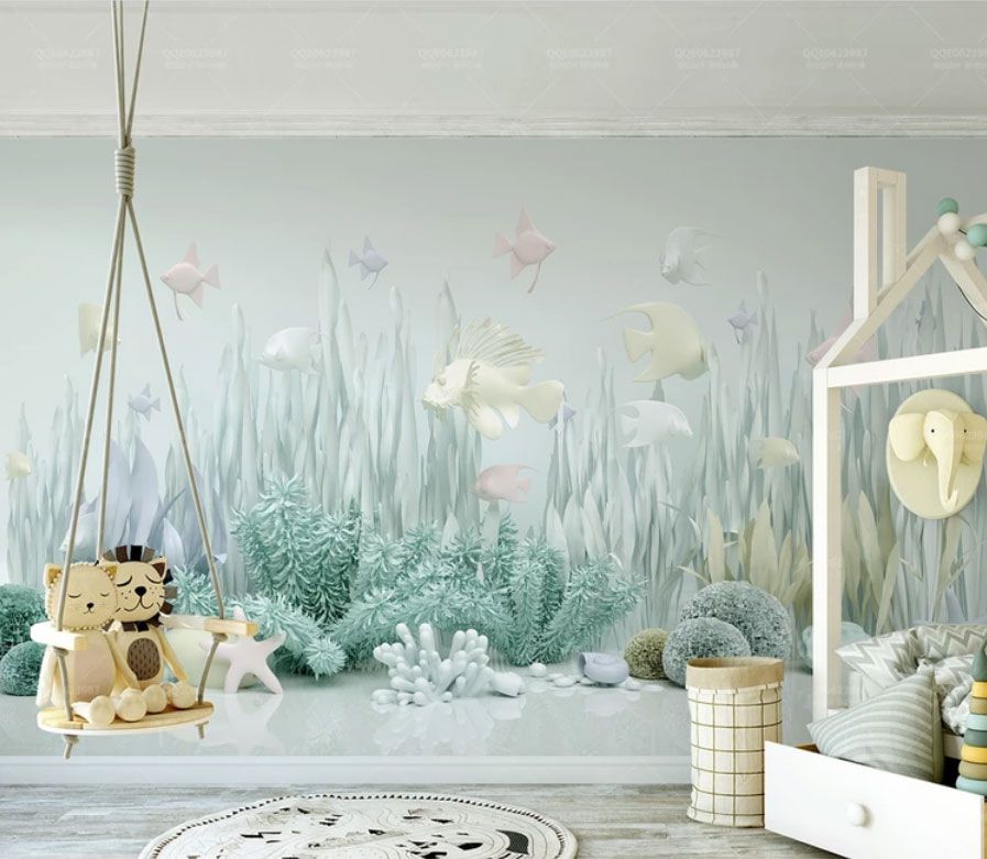 

Фотообои Walldeco 3d подводный мир №dec-2062 Жаккард