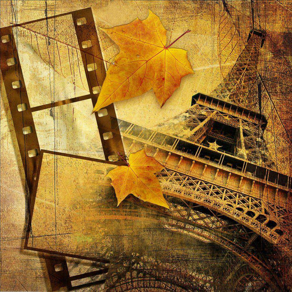 

Фотообои Walldeco Винтажное фото Париж №0144 Базальт
