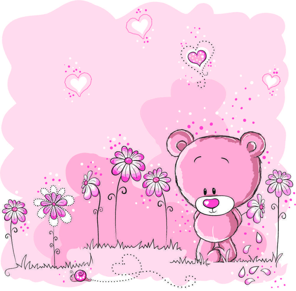 

Фотообои Walldeco Мишка №2380 Фреска