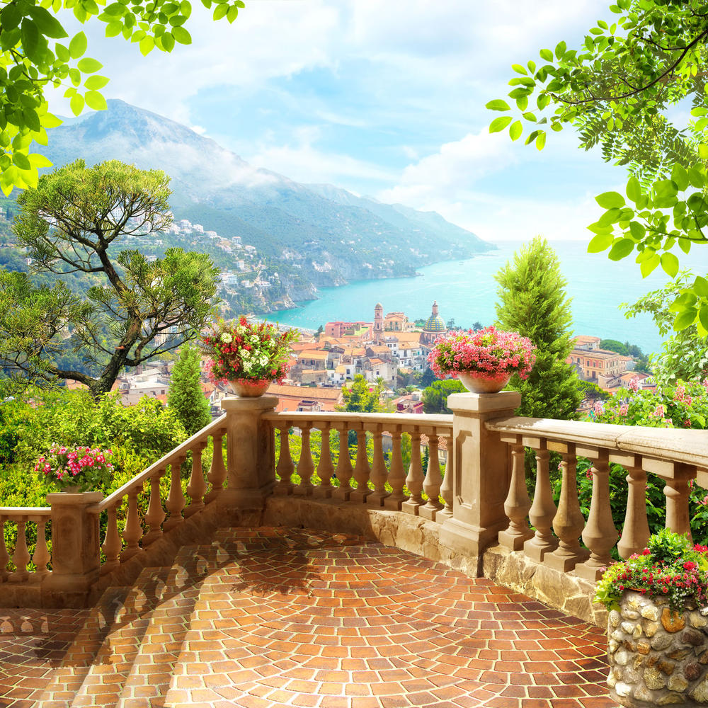 

Фотообои Walldeco Летний морской пейзаж №31455 Базальт