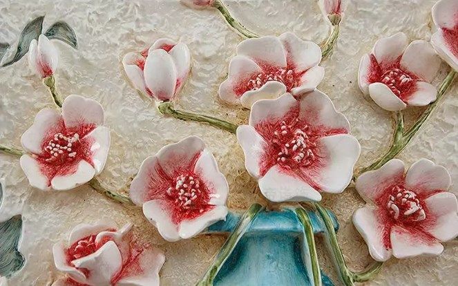 

Фотообои Walldeco Барельеф: маки в вазе №dec_3048 Лоск