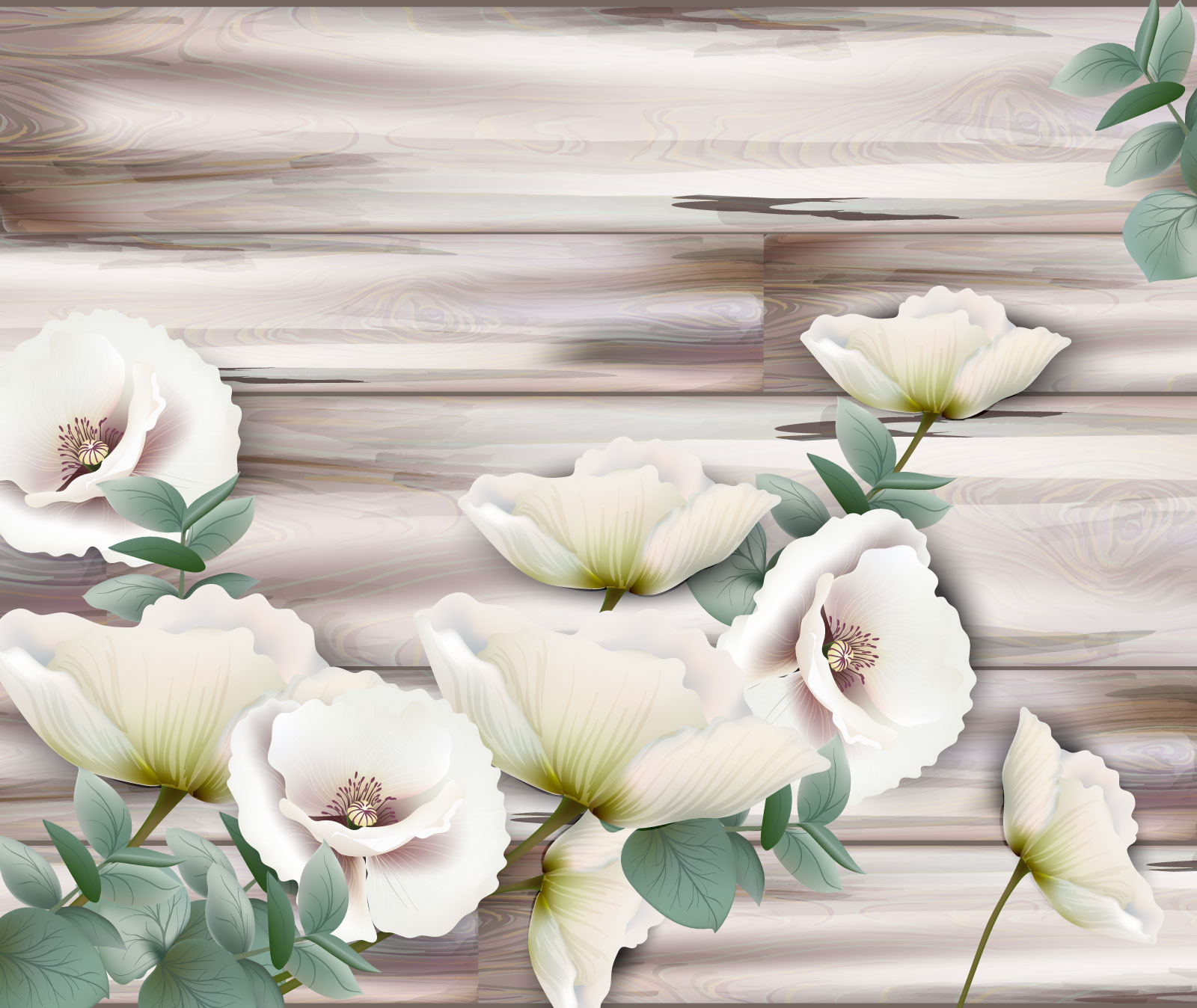 

Фотообои Walldeco Полевые цветы №39496 Жаккард